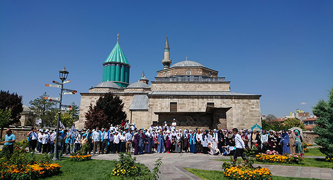 Terör Mağduru Öğrenciler Konya'yı Gezdi