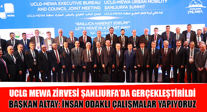 Başkan Altay: İnsan Odaklı Çalışmalar Yapıyoruz