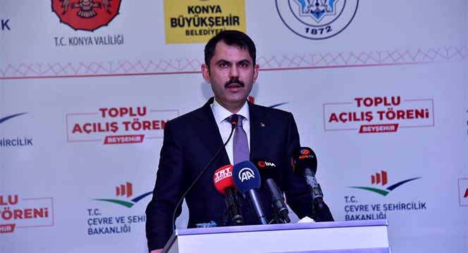 Bakan Murat Kurum: 'Bakanlık Olarak Konya'ya 11,5 Milyarlık Yatırım Yaptık'
