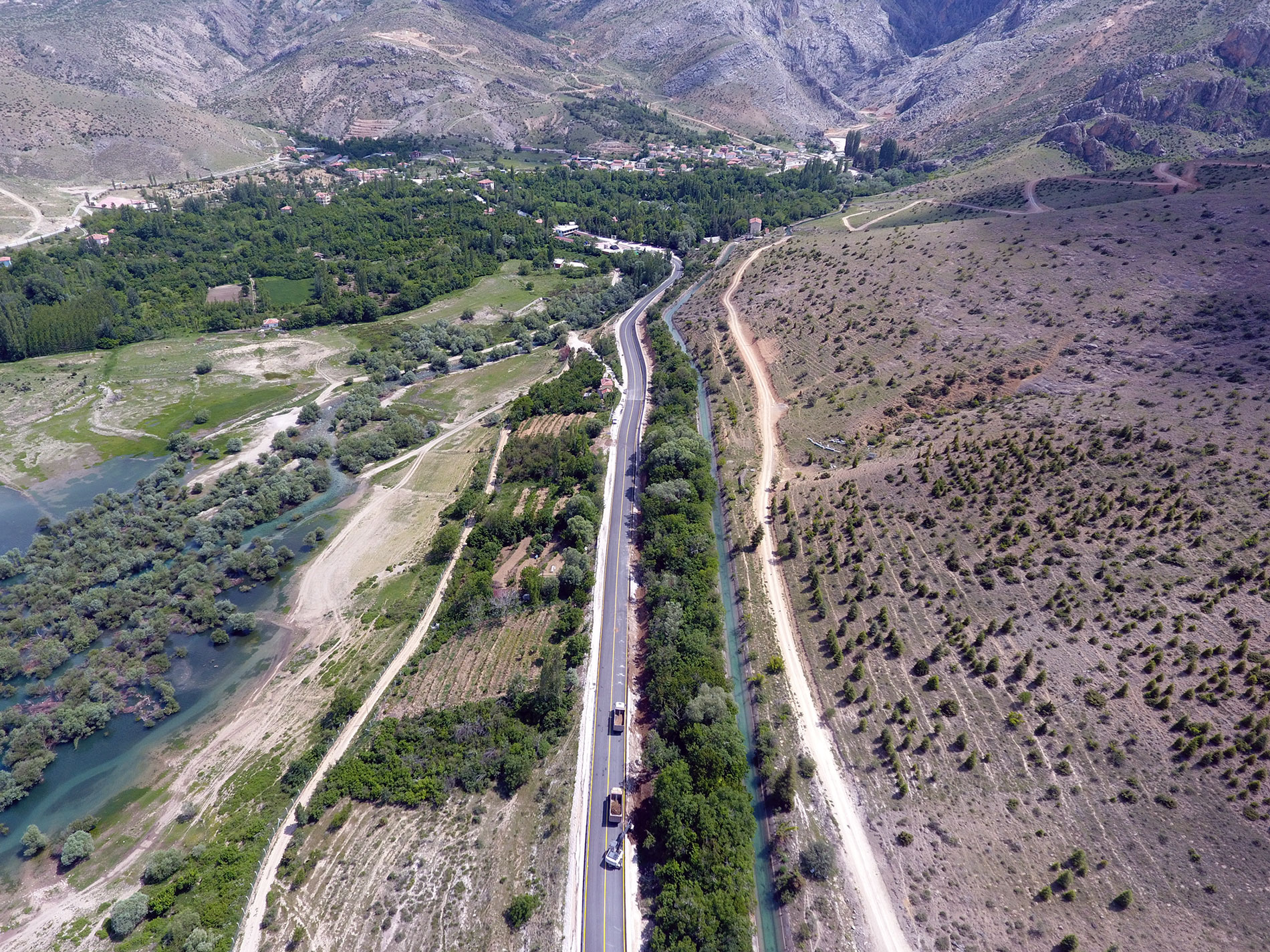 15 Kilometrelik Ereğli-İvriz Yolu Hizmete Girdi