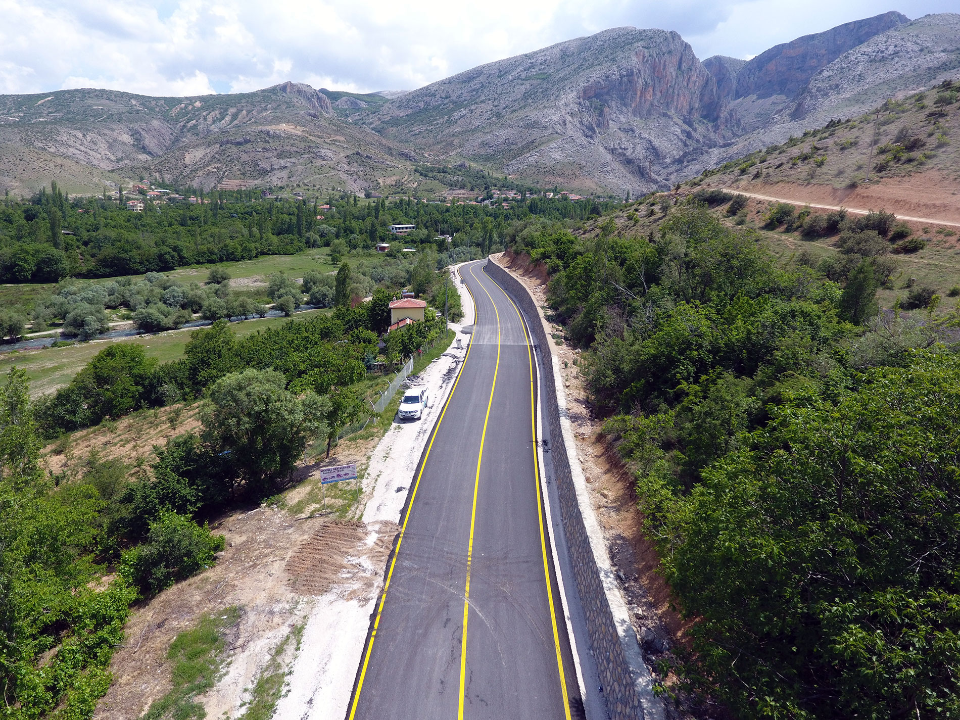 15 Kilometrelik Ereğli-İvriz Yolu Hizmete Girdi