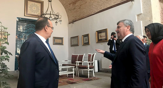 Vali Canbolat ve Başkan Akyürek Ali Gav Medresesi'ni İnceledi