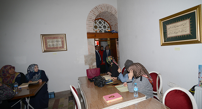 Vali Canbolat ve Başkan Akyürek Ali Gav Medresesi'ni İnceledi