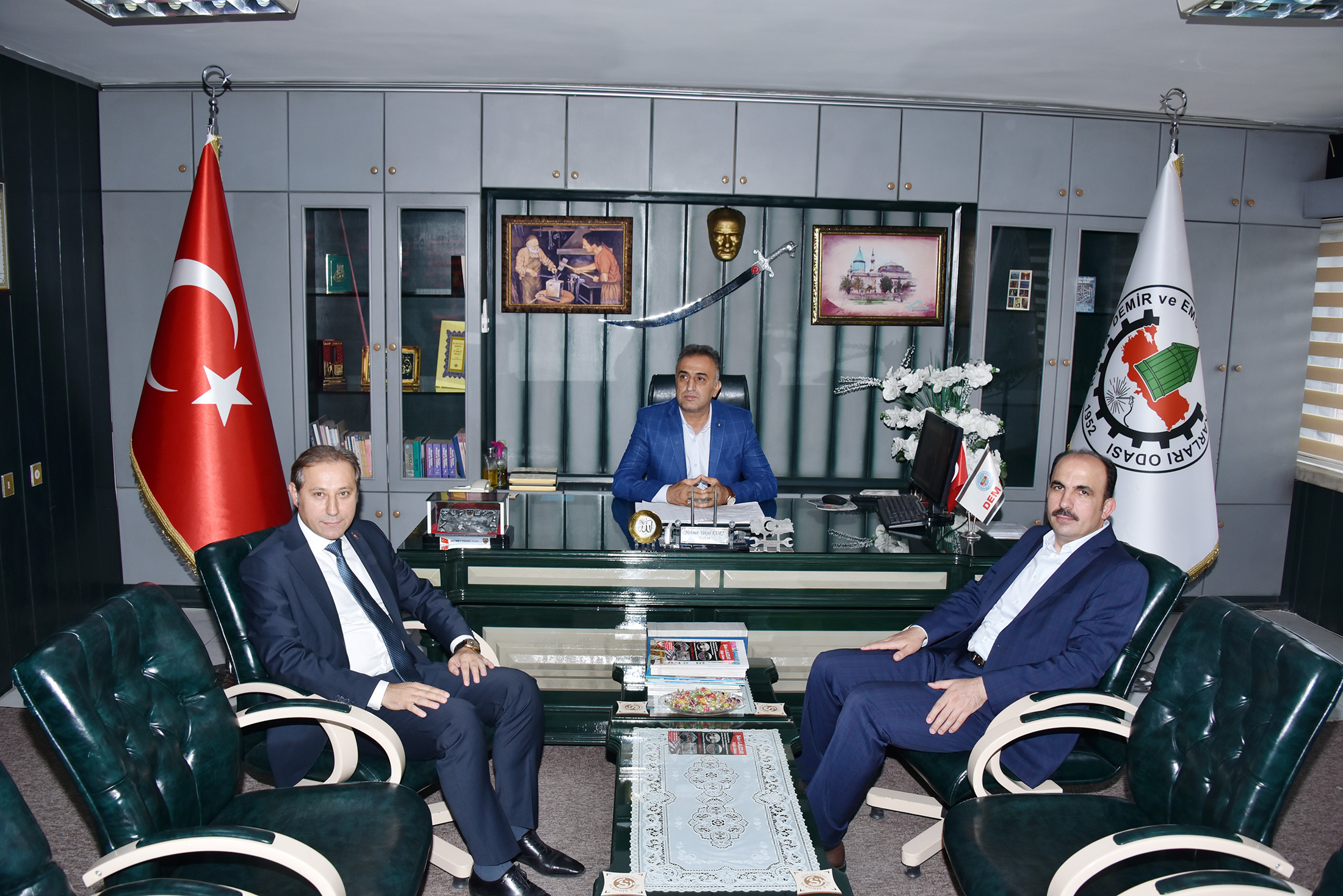 Başkan Altay, Esnaf Odalarının Başkanlarını Ziyaret Etti