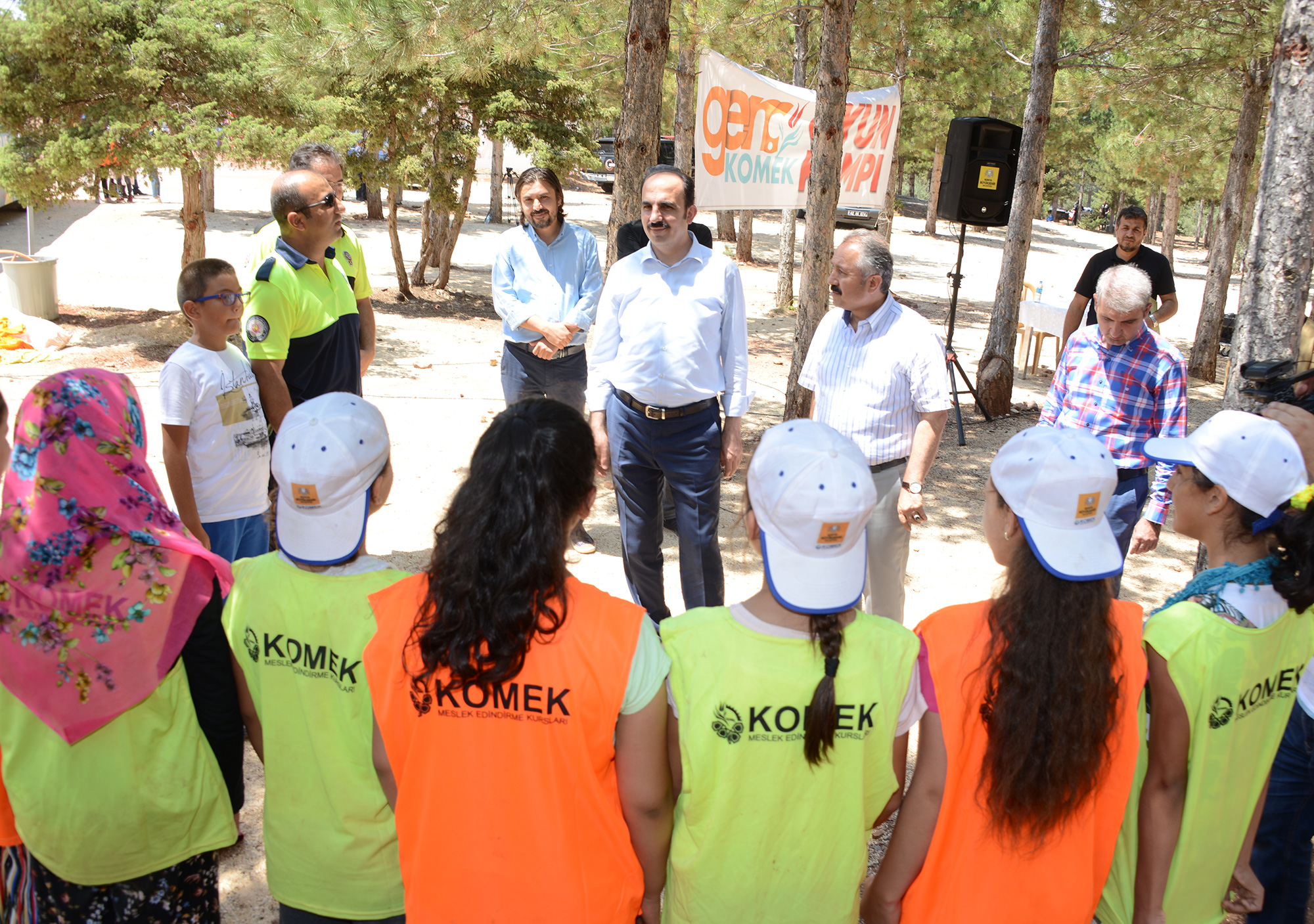 Başkan Altay Yaz Kampındaki Öğrencilerle Buluştu