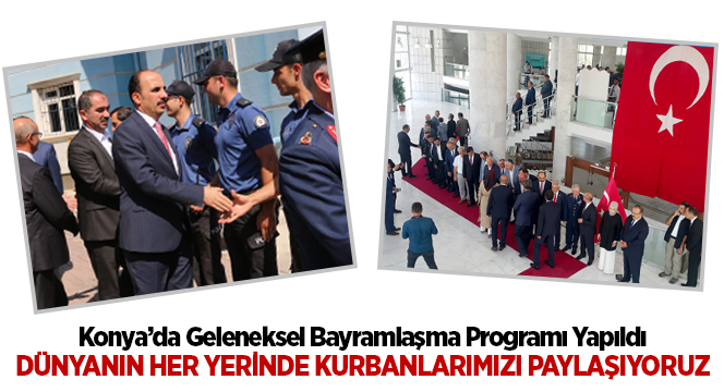 Konya'da Geleneksel Bayramlaşma Programı Yapıldı