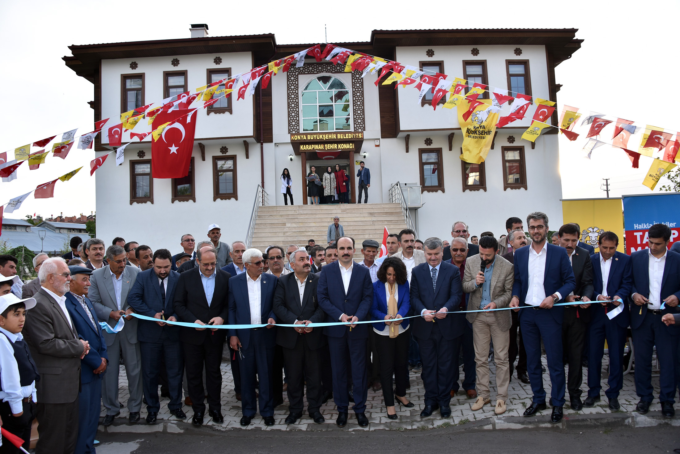 Karapınar Şehir Konağı Hizmete Açıldı