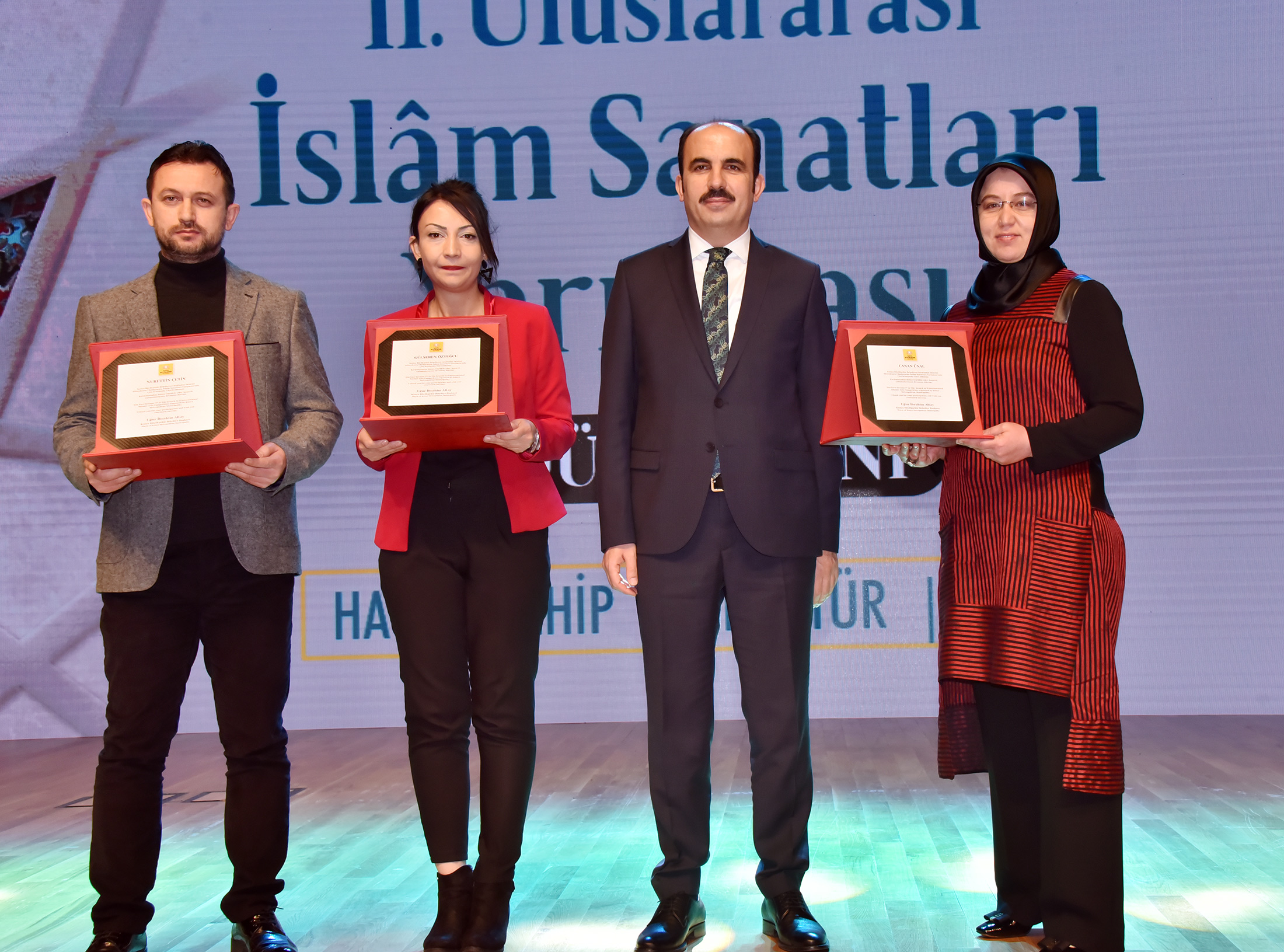 2. Uluslararası İslam Sanatları Yarışmasının Ödülleri Verildi