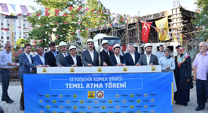 Seydişehir KOMEK Binasının Temeli Atıldı