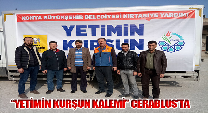'Yetimin Kurşun Kalemi' Cerablus\'ta 