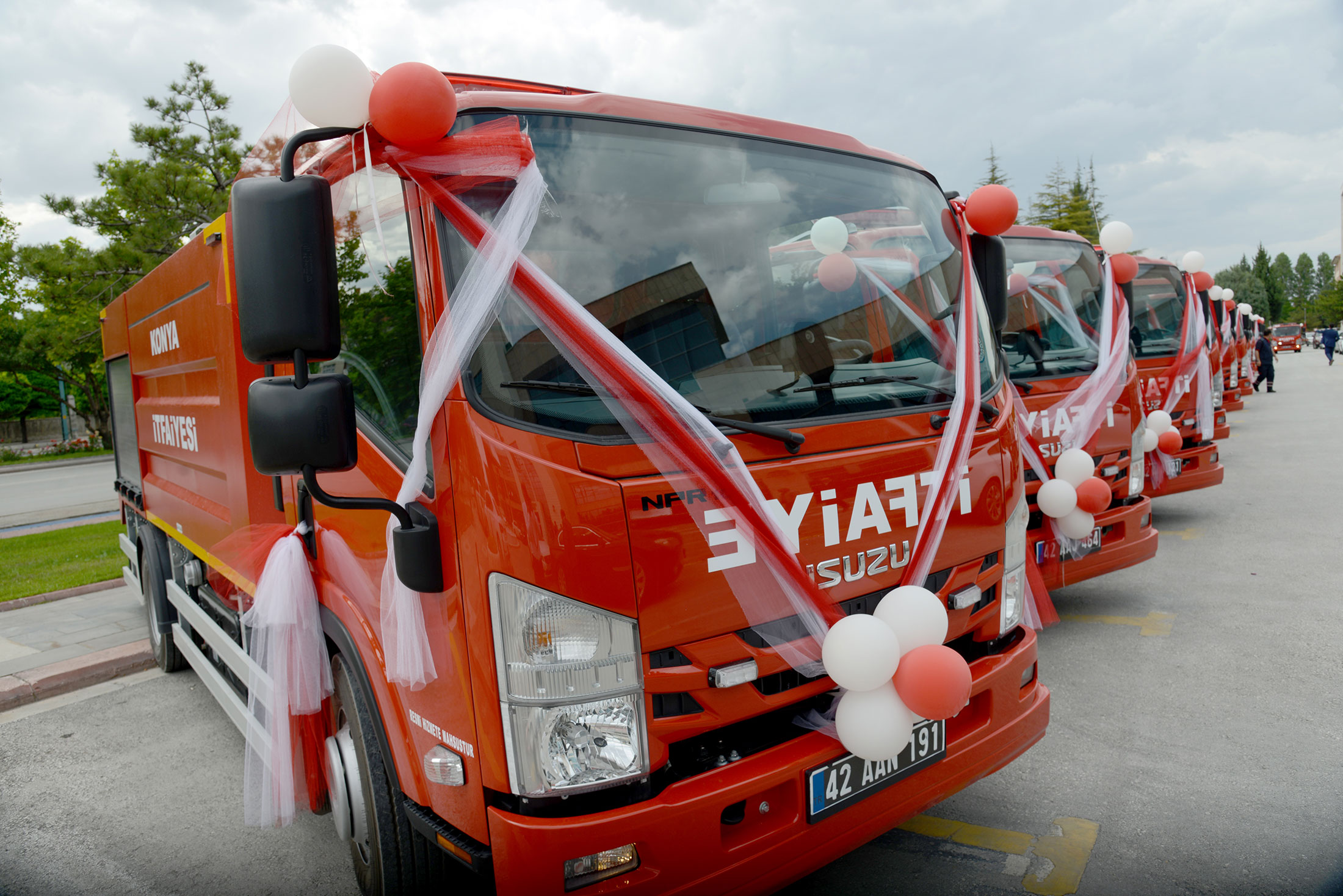 Konya İtfaiyesi Yeni Araçlarla Güçleniyor