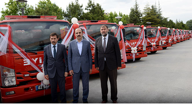 Konya İtfaiyesi Yeni Araçlarla Güçleniyor