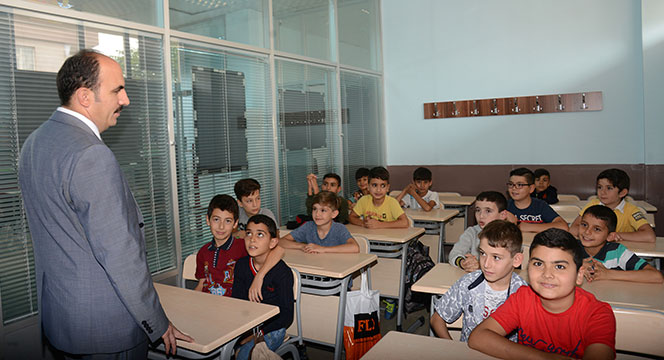 Başkan Altay Bilgehanede Yaz Okulunun İlk Dersine Katıldı