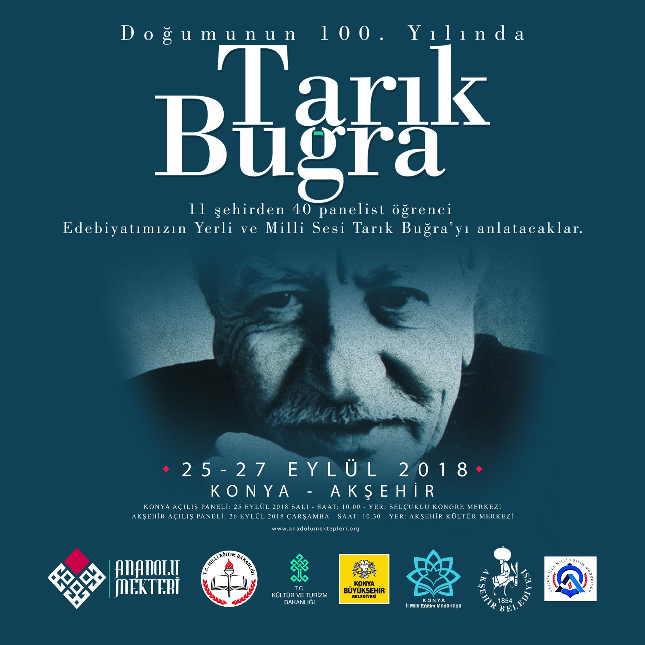 Edebiyatımızın Yerli ve Milli Sesi Tarık Buğra Konya'da Anılacak