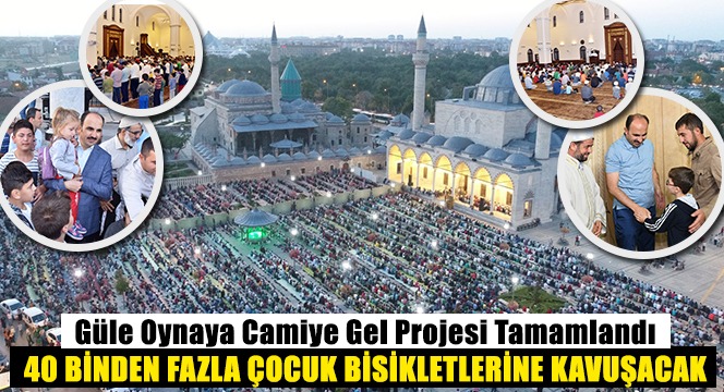 Güle Oynaya Camiye Gel Projesi Tamamlandı