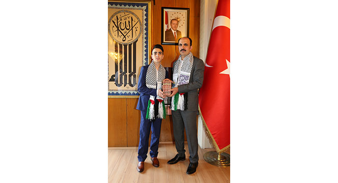 Kudüs Direnişinin Sembol İsmi Cüneydi Başkan Altay'ı Ziyaret Etti