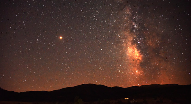 Konya'da 'Perseid Göktaşı Yağmuru' Etkinliği