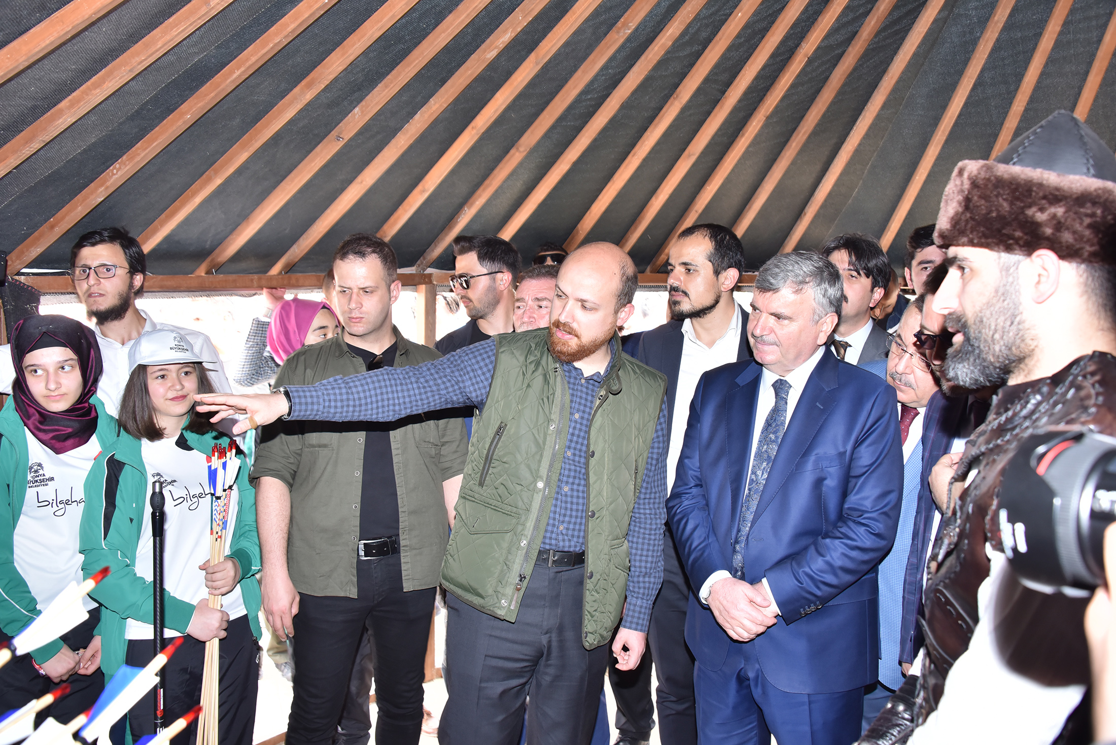 Okçular Kalehan Ecdat Bahçesi'nde Hünerlerini Sergiliyor 