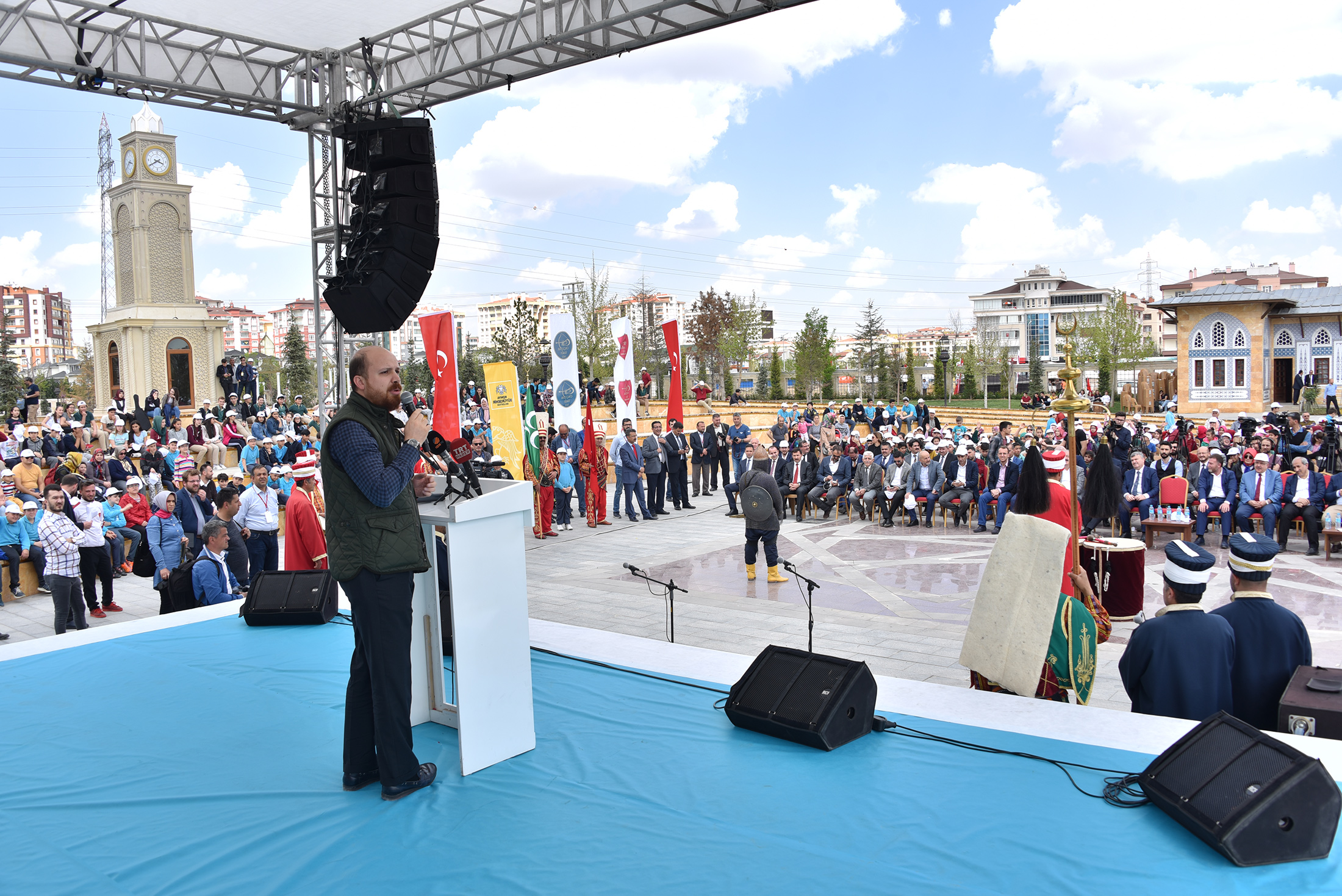 Okçular Kalehan Ecdat Bahçesi'nde Hünerlerini Sergiliyor 