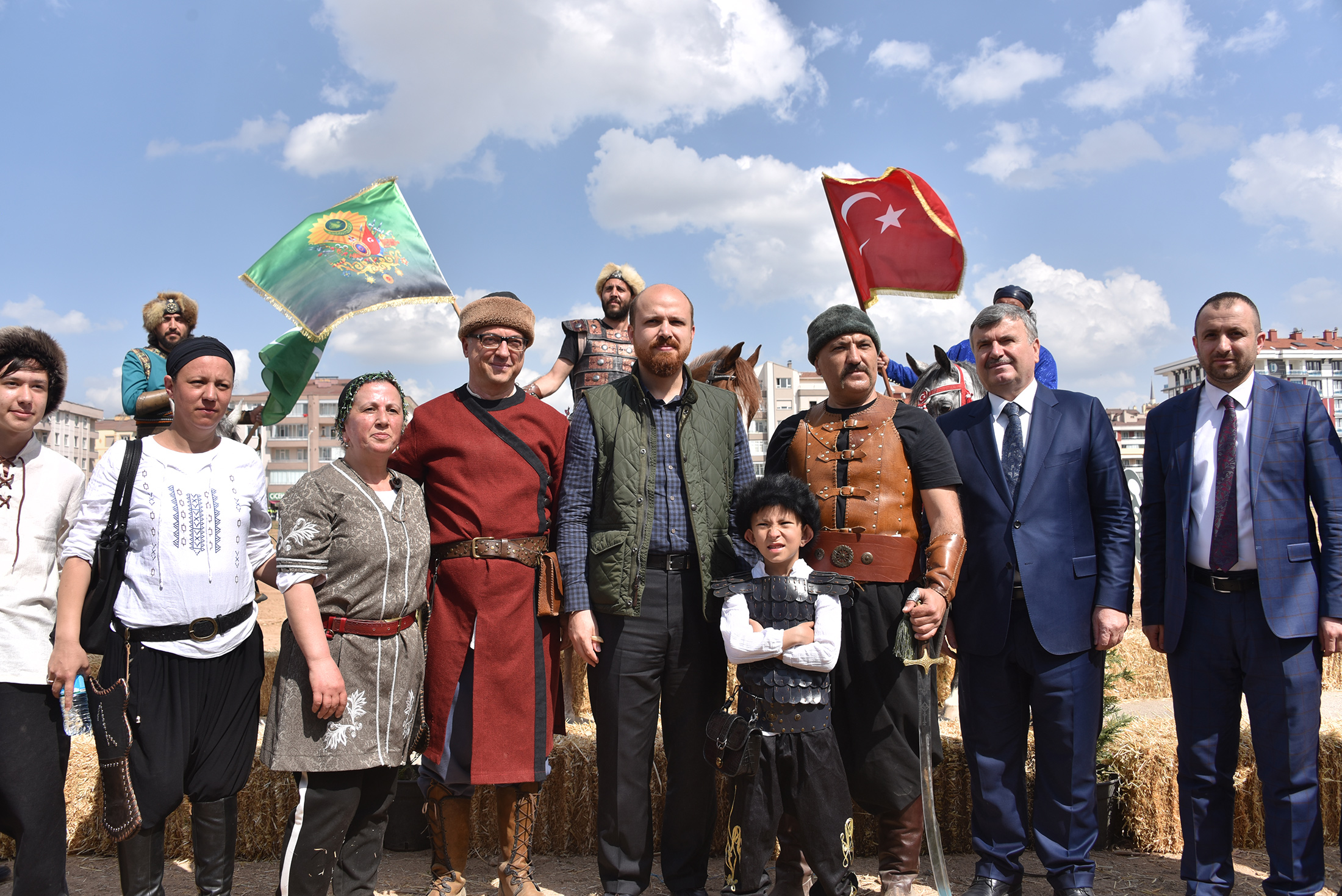 Okçular Kalehan Ecdat Bahçesi'nde Hünerlerini Sergiliyor 