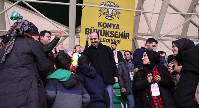 Başkan Altay Konyaspor Maçında Özel Öğrencilerle Buluştu