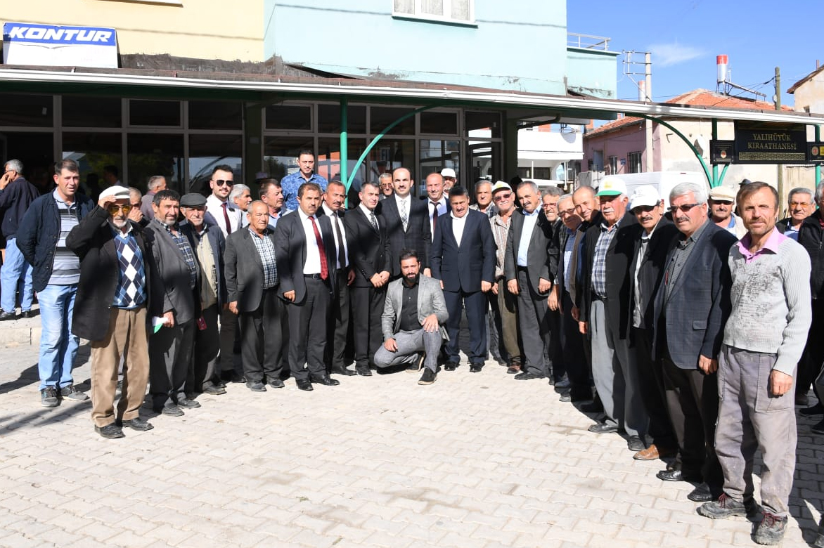 Başkan Altay Ahırlı ve Yalıhüyük'te Vatandaşlarla Buluştu