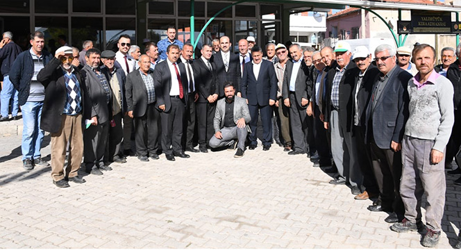 Başkan Altay Ahırlı ve Yalıhüyük'te Vatandaşlarla Buluştu