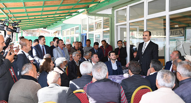 Başkan Altay Ahırlı ve Yalıhüyük'te Vatandaşlarla Buluştu