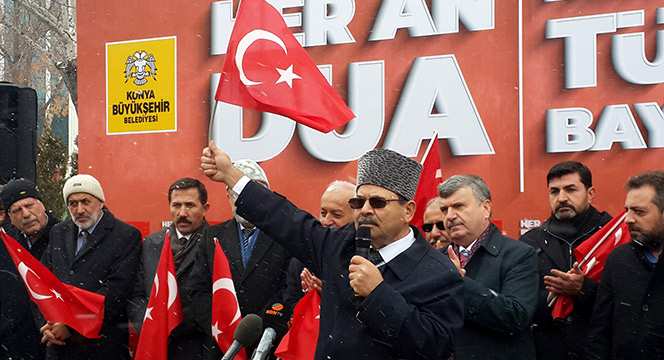 Büyükşehir'den 'Her An Dua Her Yer Türk Bayrağı' Kampanyası