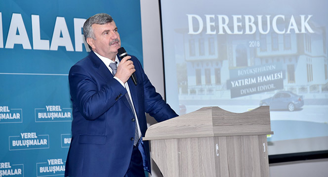 Başkan Akyürek Derebucaklılarla Buluştu, Yatırımları İnceledi 