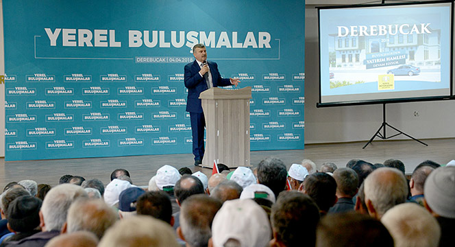 Başkan Akyürek Derebucaklılarla Buluştu, Yatırımları İnceledi 