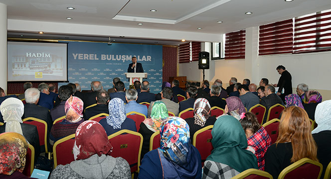 Başkan Akyürek Hadim'de Yatırımları İnceledi, Halkla Buluştu