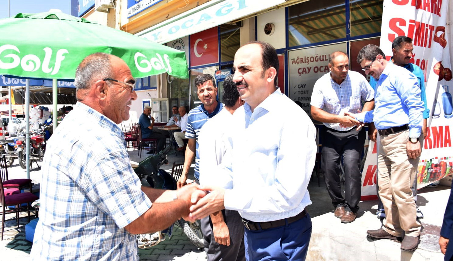 Başkan Altay, Altınekin, Cihanbeyli ve Kulu'da İlçe Sakinleriyle Bayramlaştı 