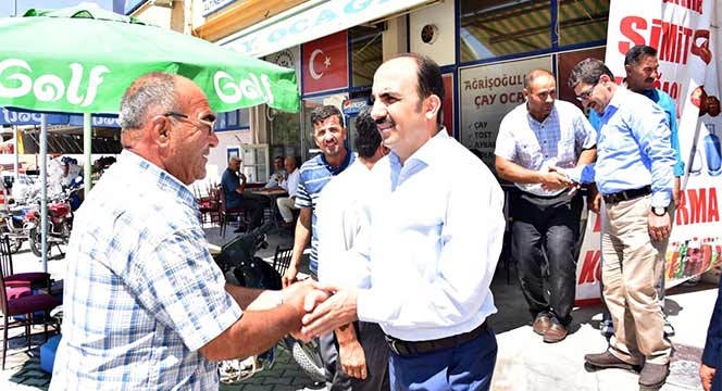 Başkan Altay, Altınekin, Cihanbeyli ve Kulu'da İlçe Sakinleriyle Bayramlaştı 
