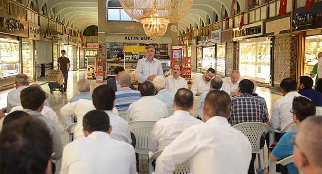 Başkan Altay, Şehir İstişarelerinde Sarraflarla Buluştu