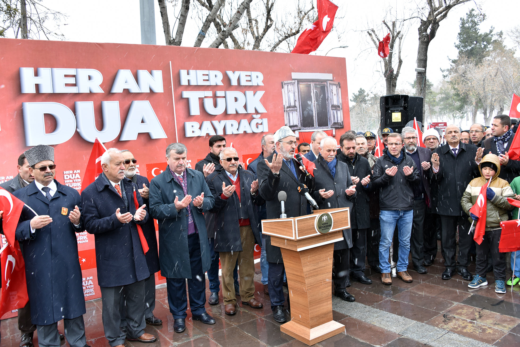 Konya\'dan Askerimize Bayraklı Destek Klibi