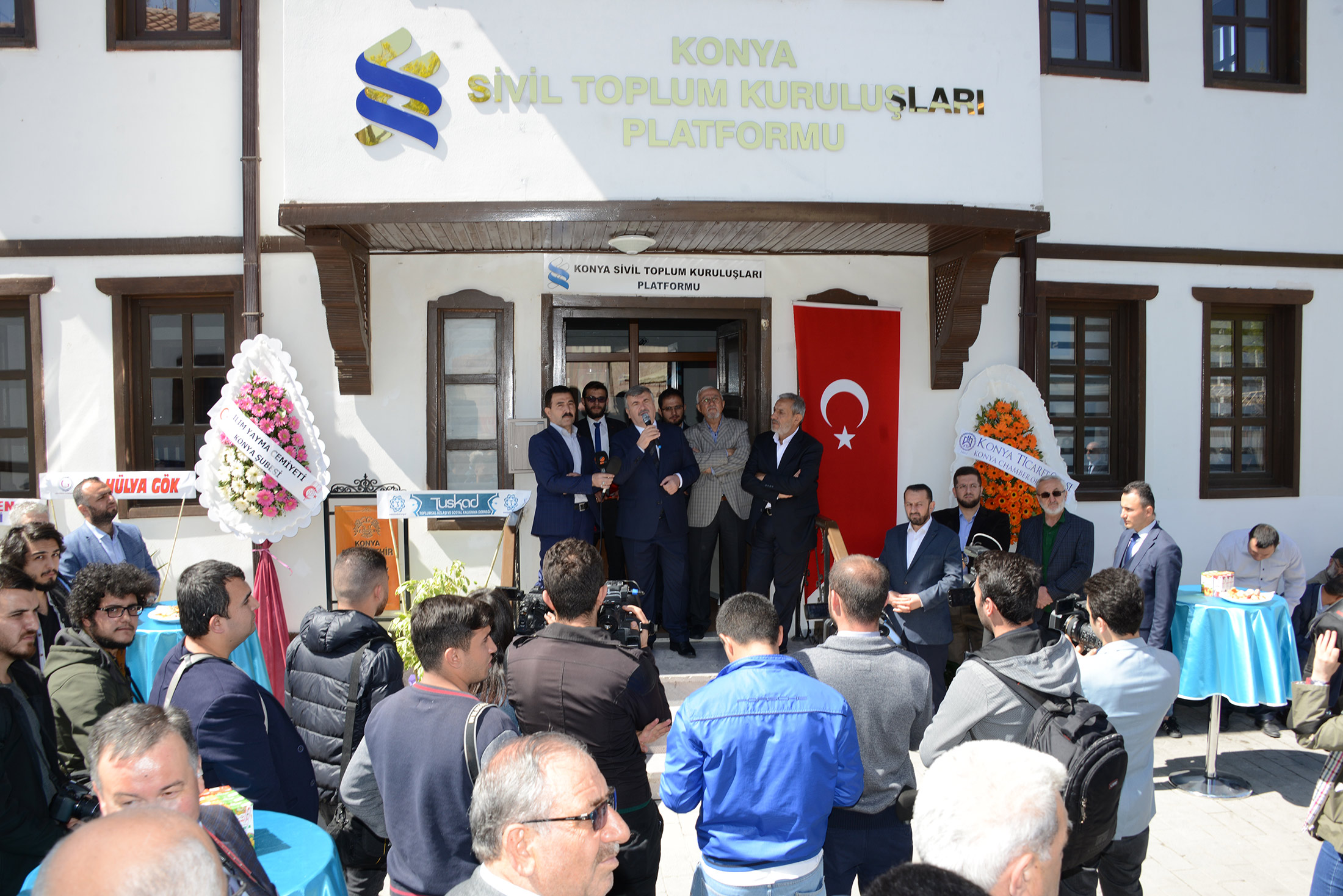 Büyükşehir'in Tahsis Ettiği Konya STK Platformu Yeni Hizmet Binası Açıldı 