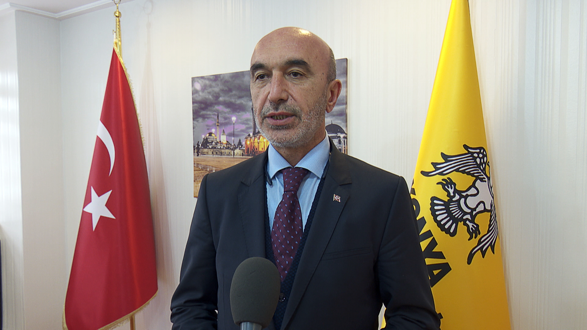Şehrin Dört Bir Yanı Şanlı Bayrağımızla Süsleniyor