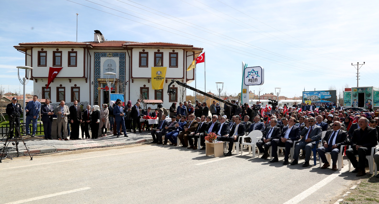 Tuzlukçu Şehir Konağı Hizmete Açıldı