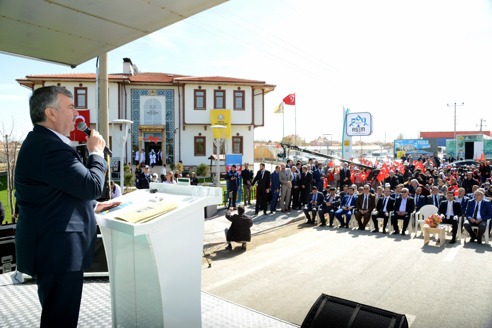 Tuzlukçu Şehir Konağı Hizmete Açıldı