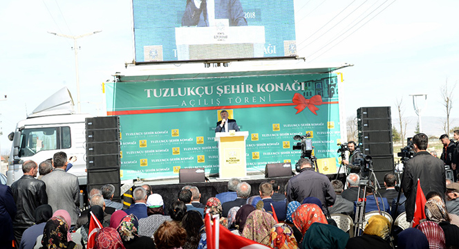 Tuzlukçu Şehir Konağı Hizmete Açıldı