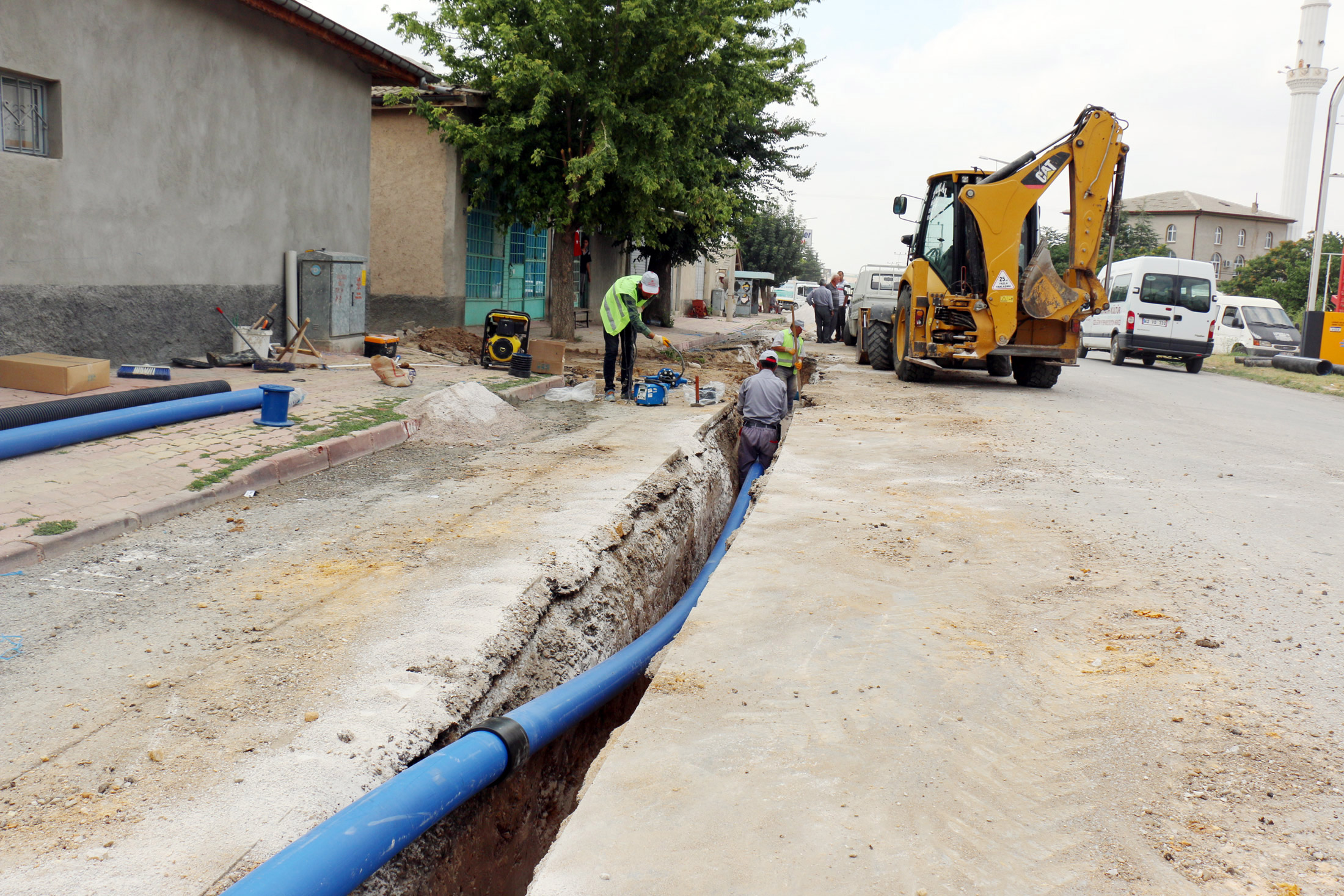 Büyükşehir'den 950 Km Su, 453 Km Kanalizasyon Şebekesi
