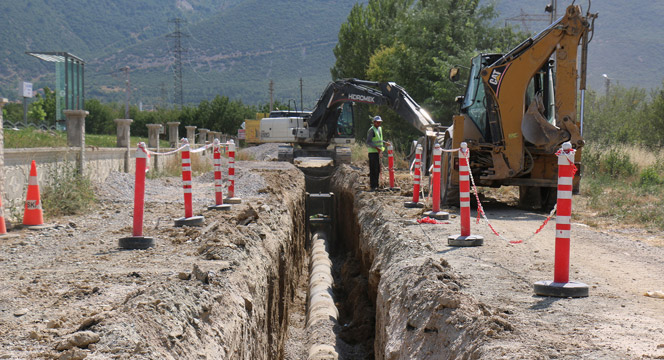 Büyükşehir'den 950 Km Su, 453 Km Kanalizasyon Şebekesi