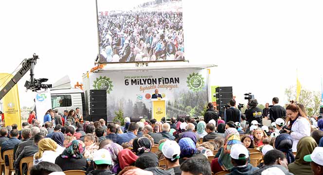 6 Milyon Fidan Toprakla Buluştu