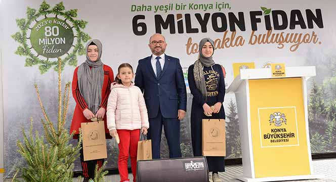 6 Milyon Fidan Toprakla Buluştu