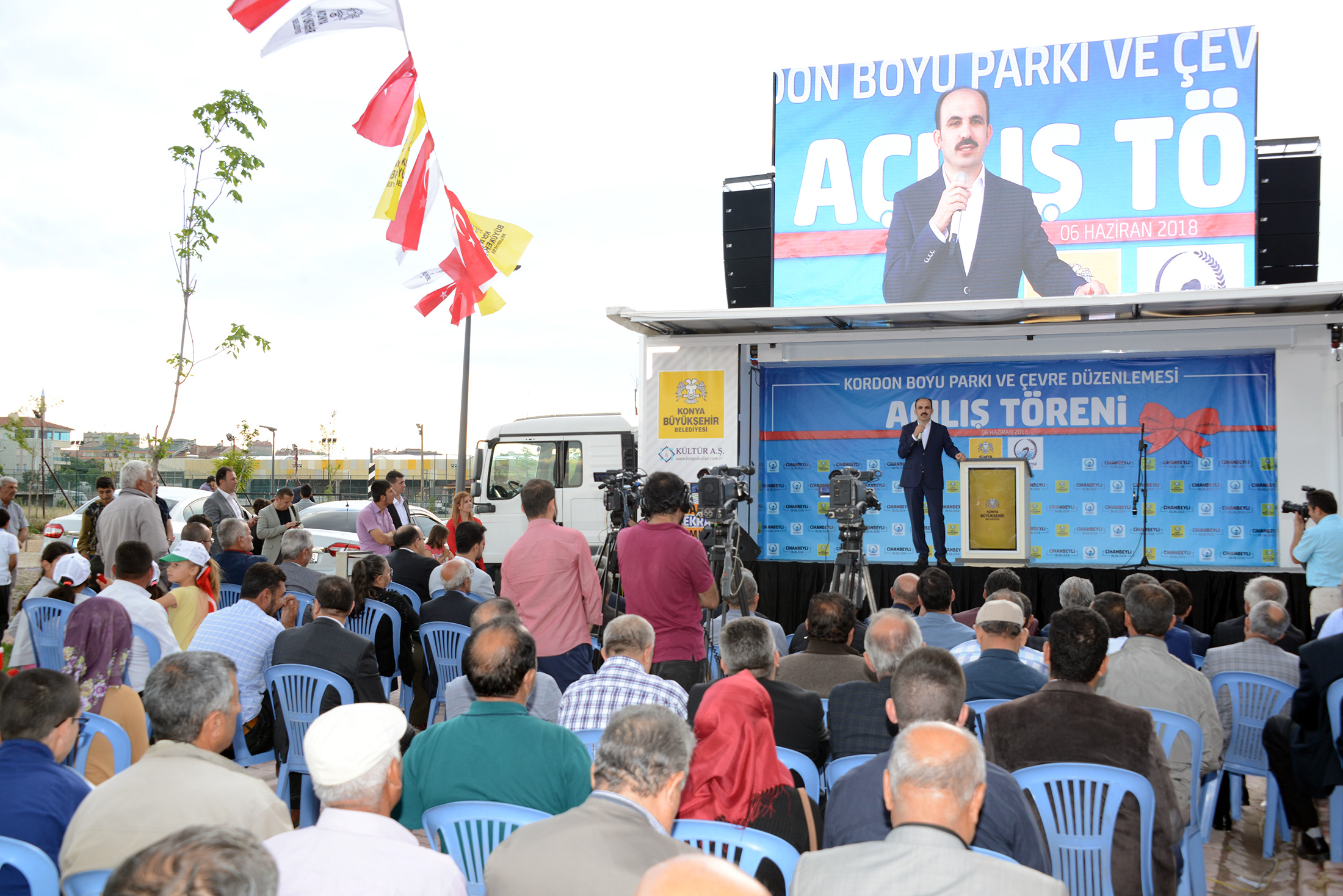 Cihanbeyli Kordonboyu Parkı Açıldı 