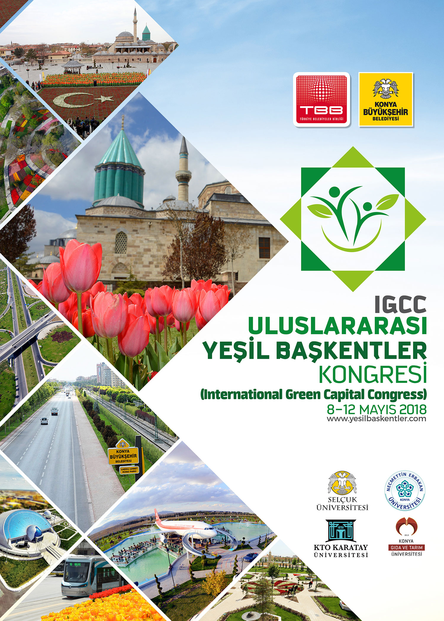 Uluslararası Yeşil Başkentler Kongresi Konya'da Yapılacak