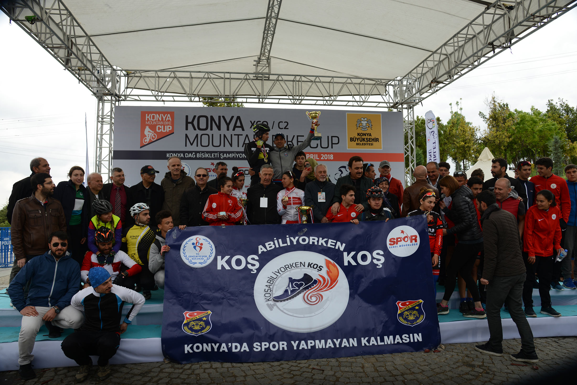 UCI Dağ Bisikleti Avrupa Şampiyonası Yarışları Konya'da Yapıldı