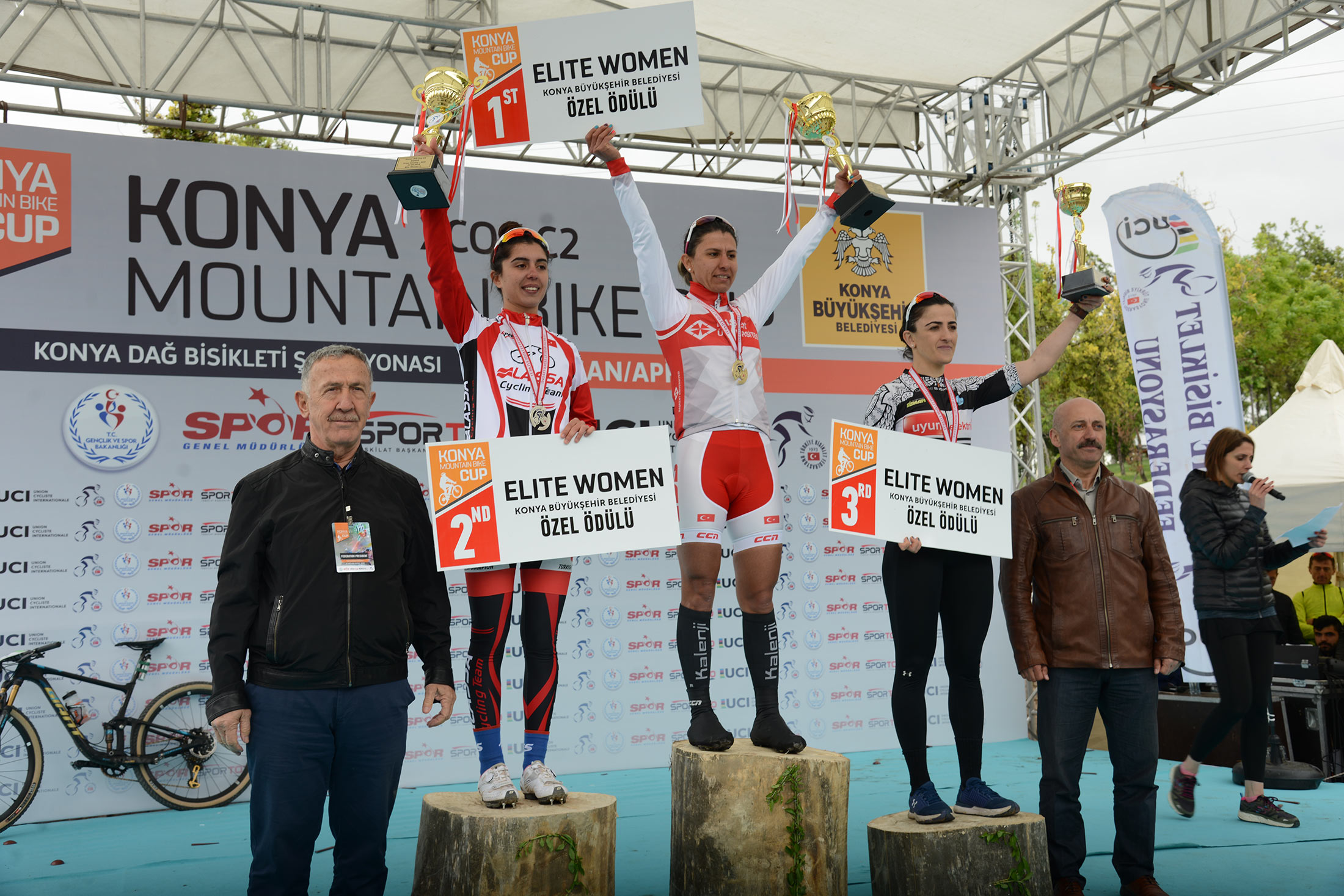 UCI Dağ Bisikleti Avrupa Şampiyonası Yarışları Konya'da Yapıldı