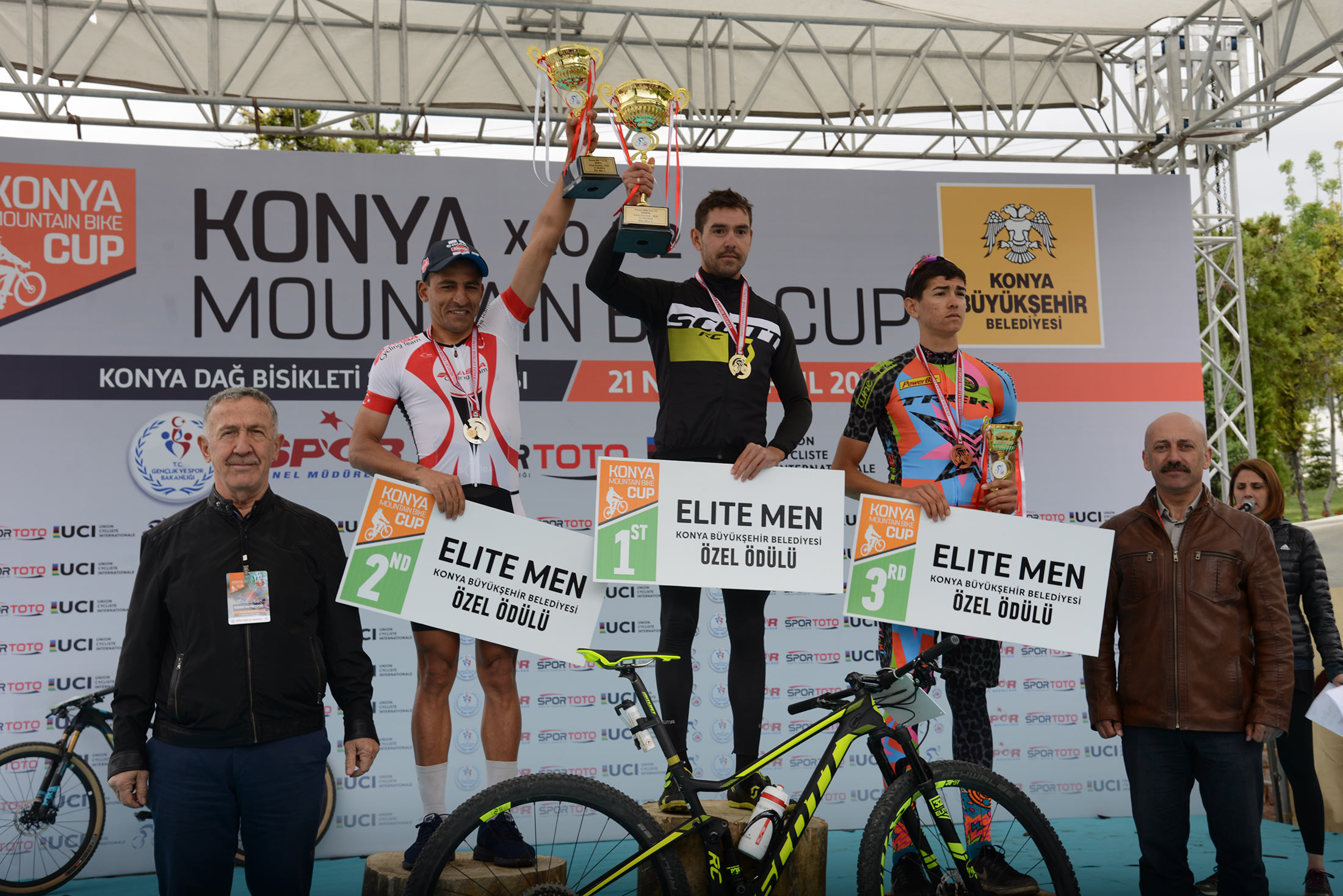 UCI Dağ Bisikleti Avrupa Şampiyonası Yarışları Konya'da Yapıldı